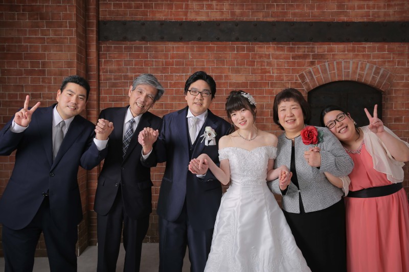 ご新郎様のご家族と