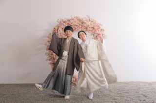 綿帽子で屋内庭園