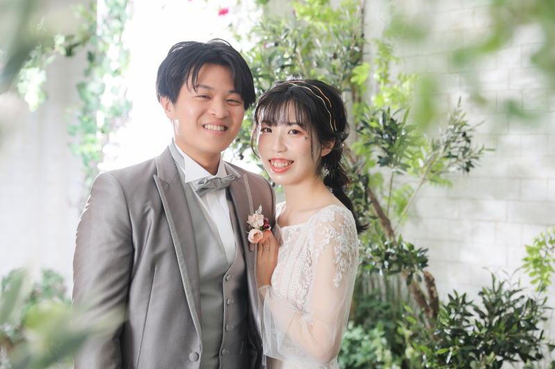 室内でも緑がいっぱいな撮影ができます！