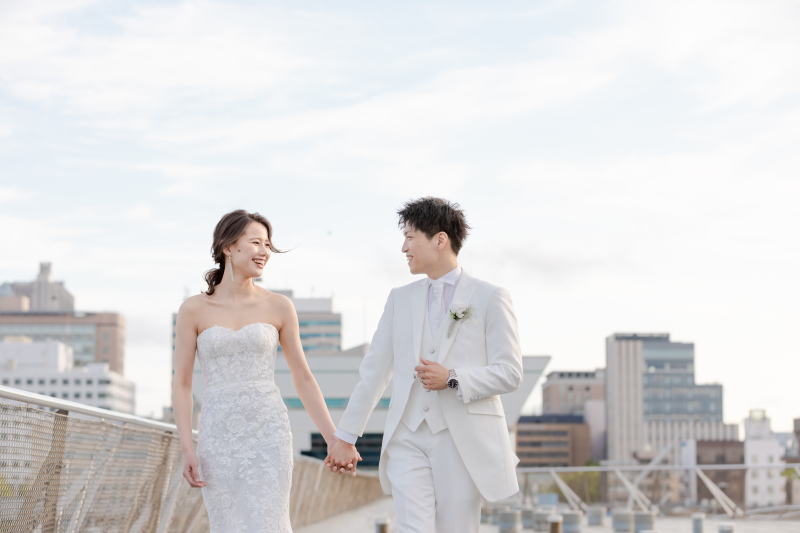 お二人の自然な表情から