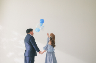 和装洋装お二人らしく撮影