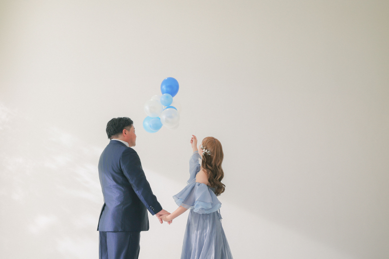 和装洋装お二人らしく撮影