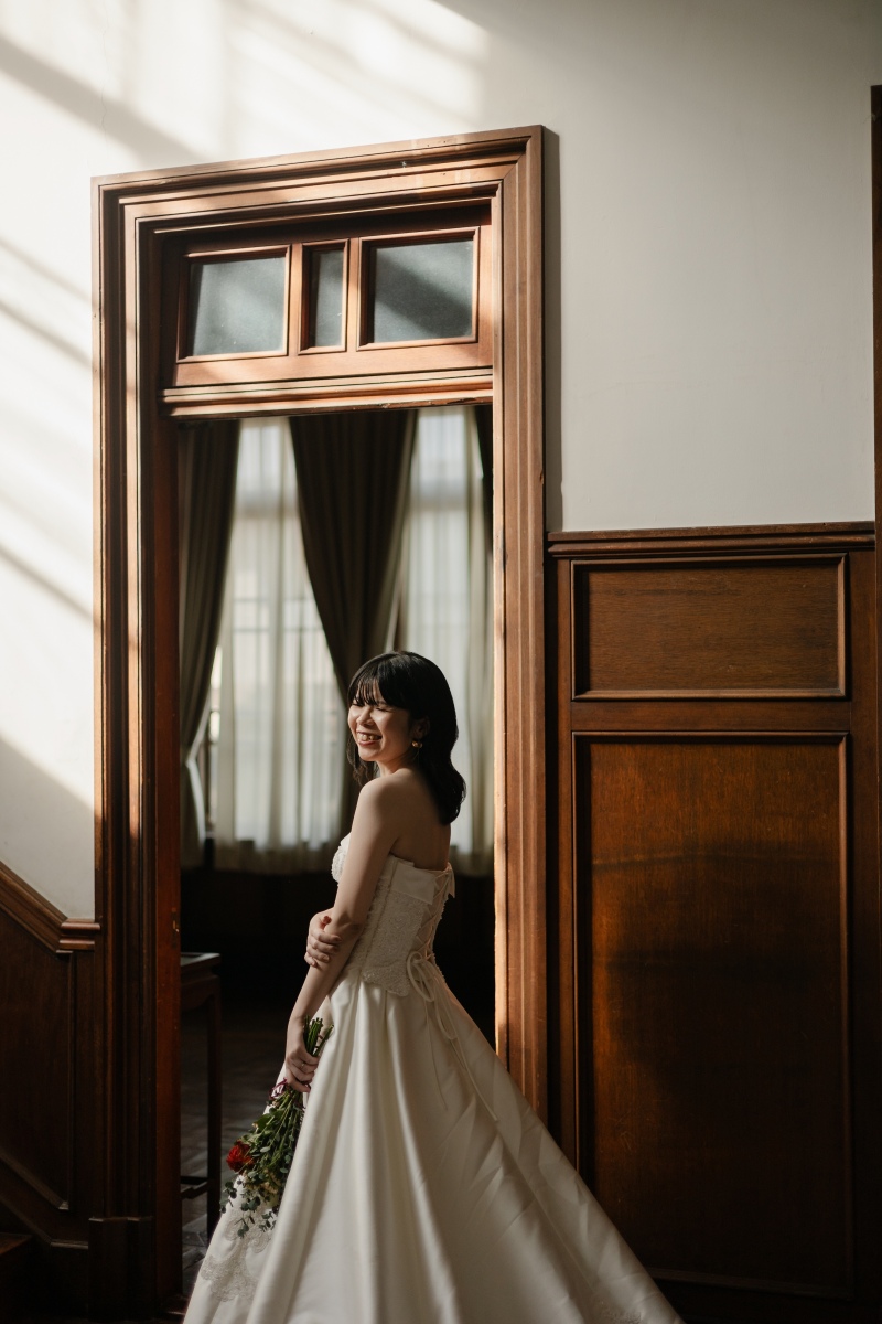 自然光がいいタイミングで