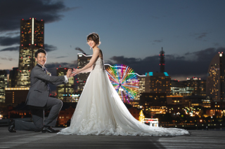 大桟橋夜景撮影