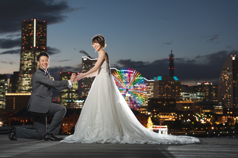 大桟橋夜景撮影