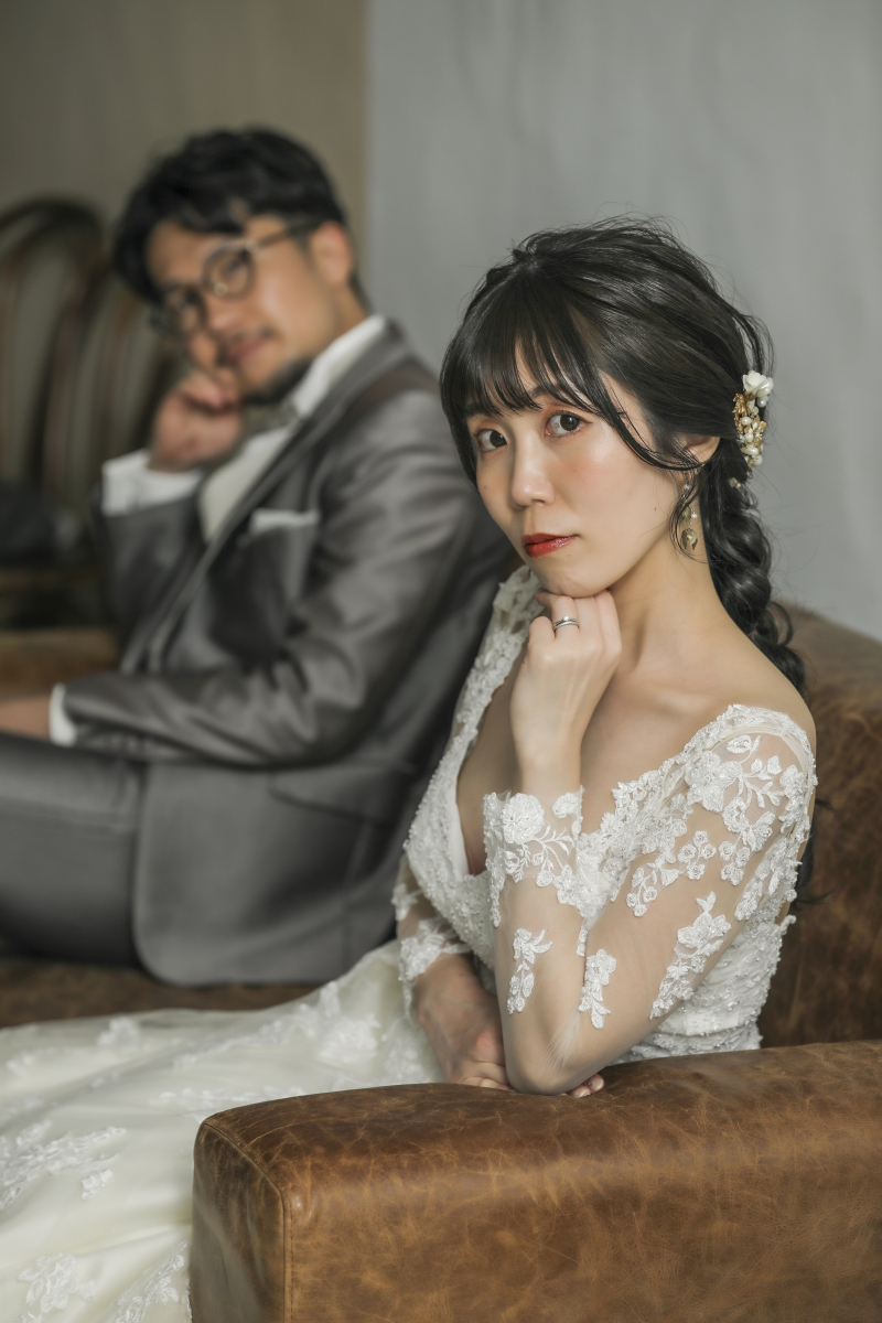 新婦様にピントを