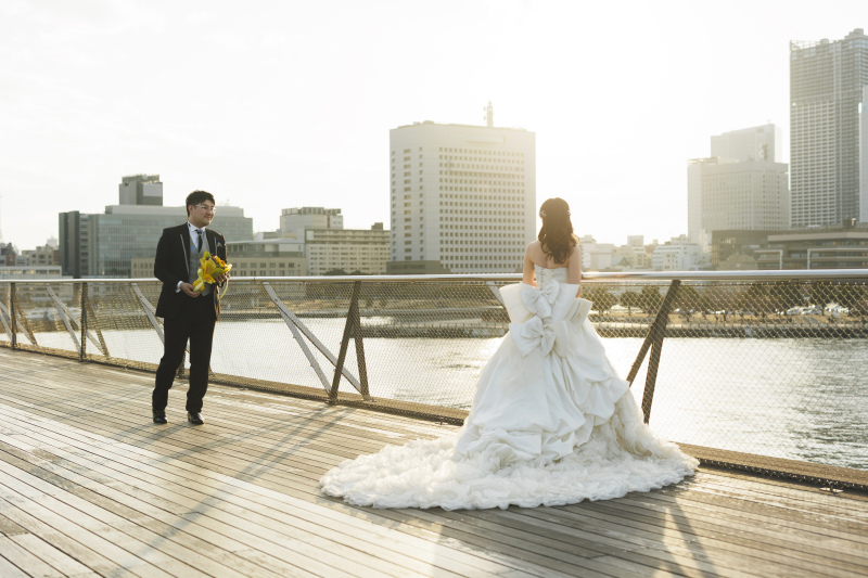 まずは夕景撮影から♪