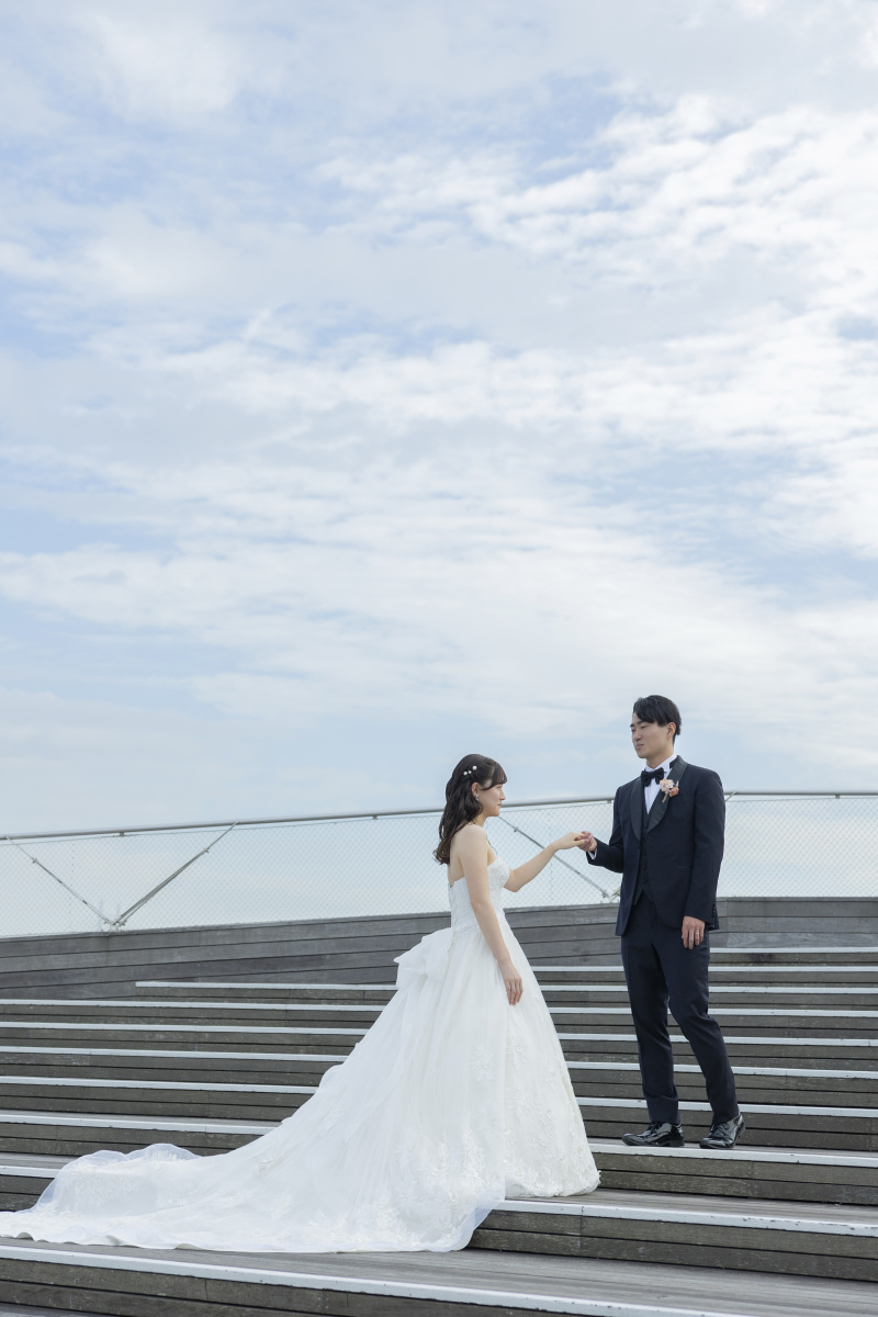 階段でのお写真も