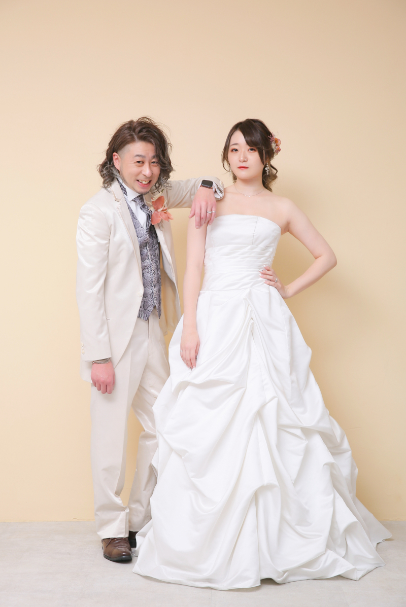 2人希望のポージングで