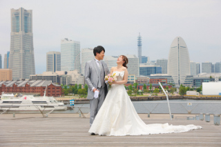 屋内庭園と大さん橋ロケーション！