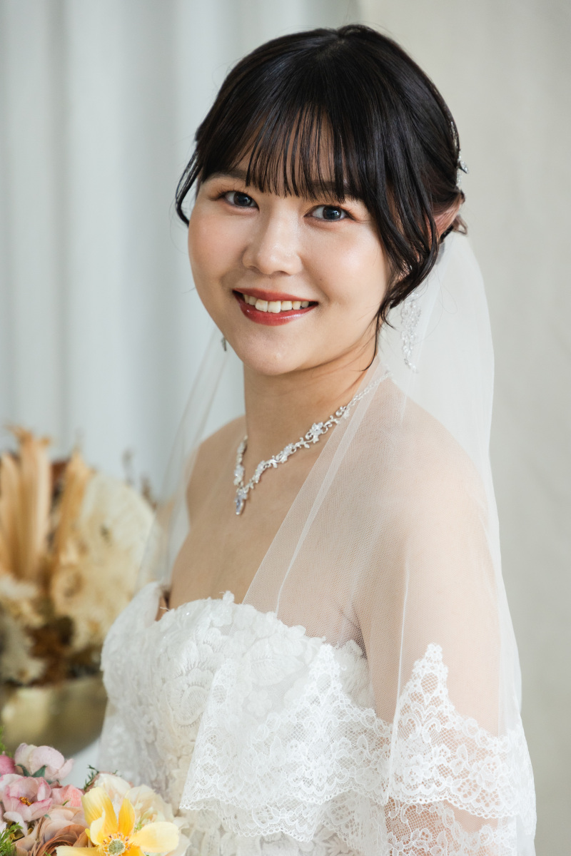 新婦様アップ