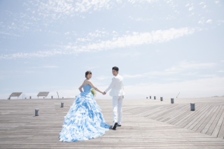 大人気プラン！大さん橋で残す"横浜"ウェディングフォト♪