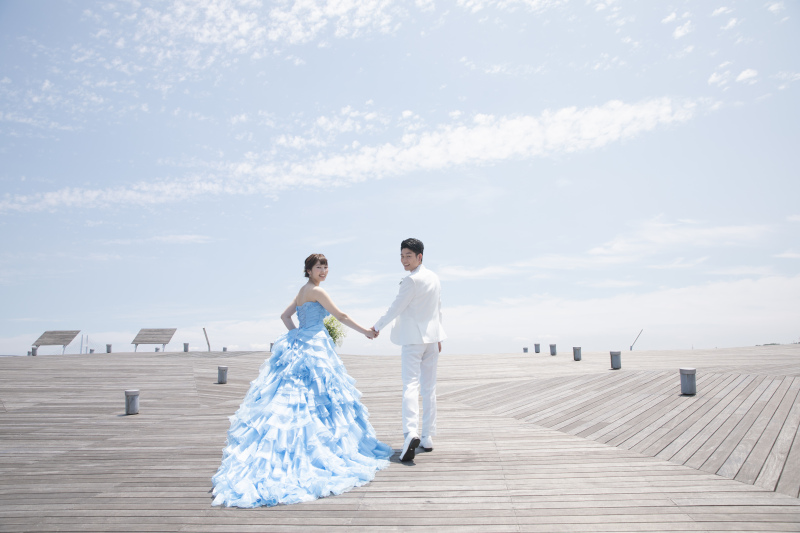 大人気プラン!大さん橋で残す"横浜"ウェディングフォト♪