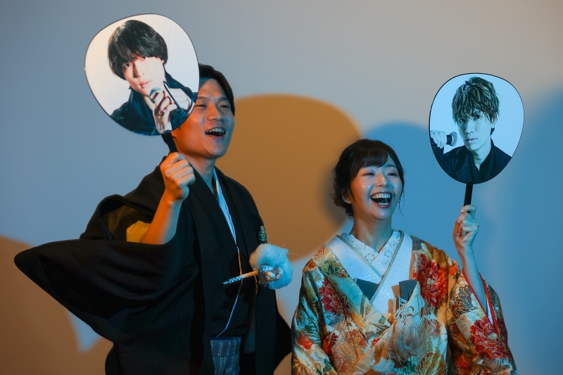 まるでライブ会場のように