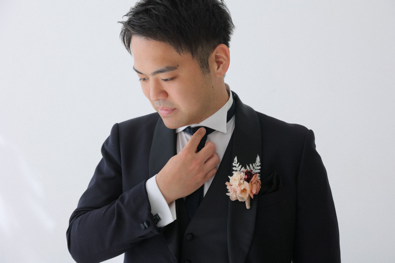 新郎様のソロショット