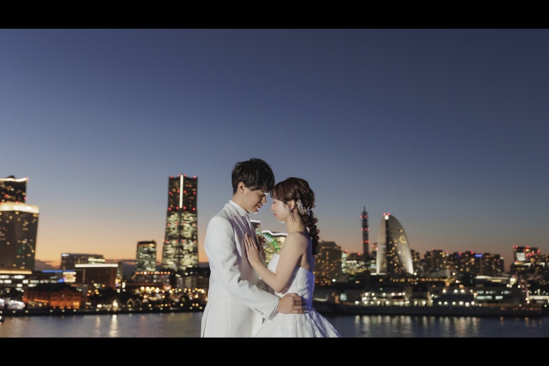 大桟橋で夜景ロケーション!