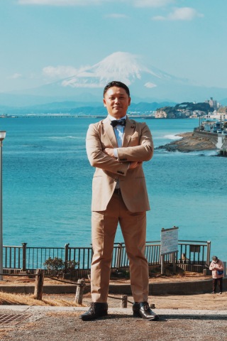 冬の湘南は富士山も