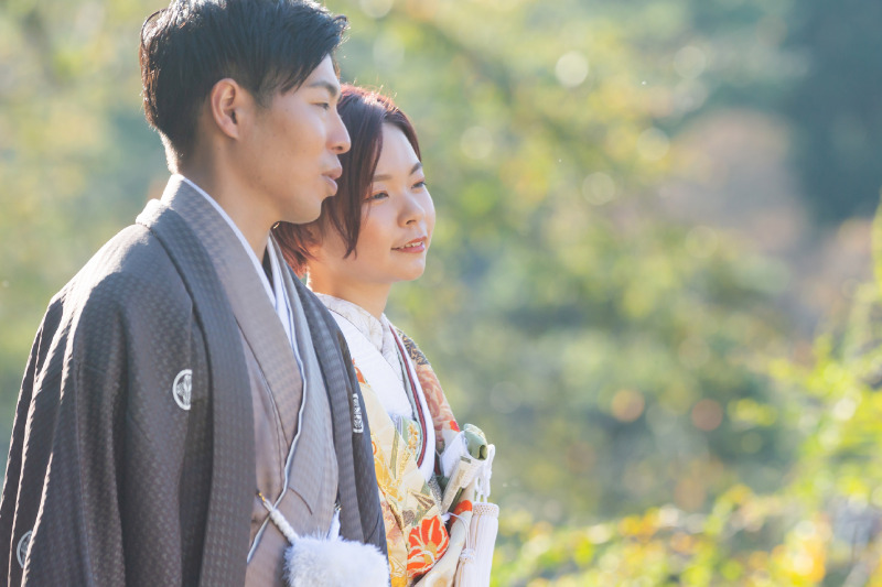 寄り添う二人♪