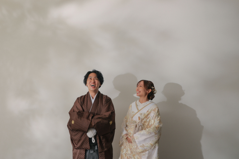 初めは和装撮影！