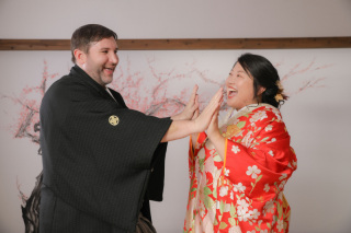 ノリノリで撮影！