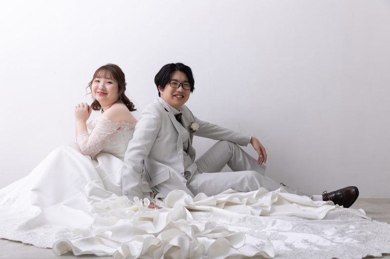 シンプルな背景でも