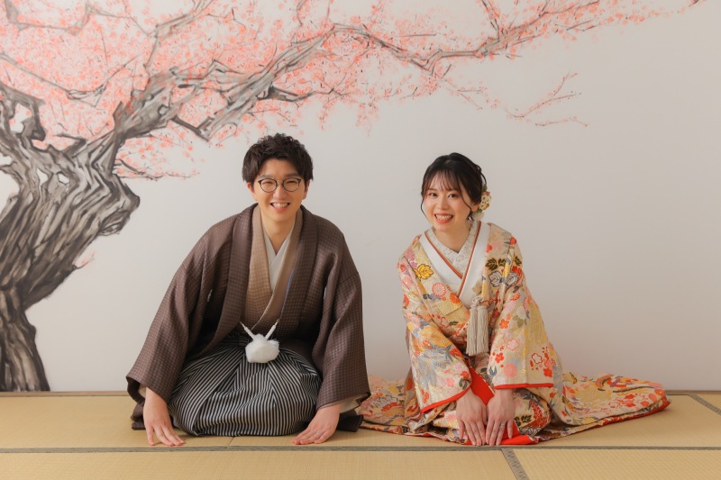 最後は定番のお正座！