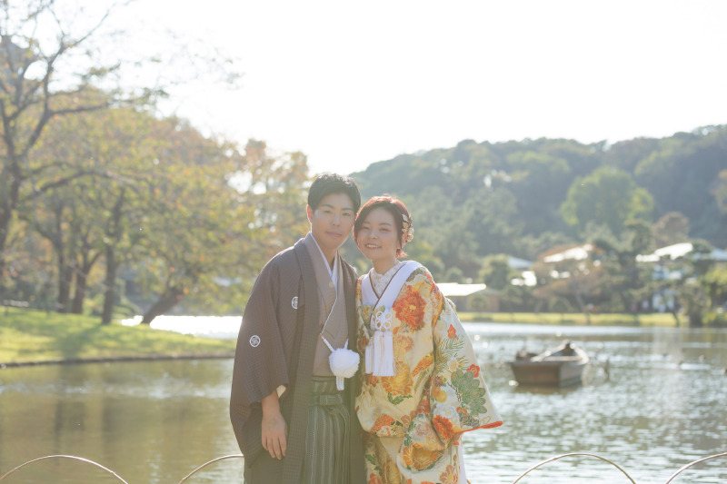 御池を一周した二人♪