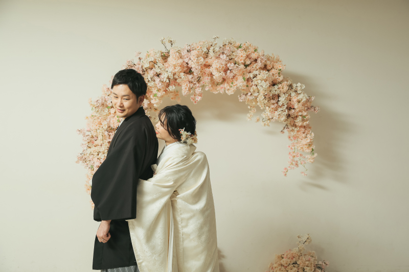 抱きつきショット