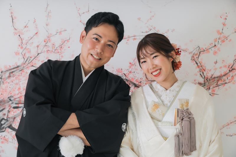 白無垢にチェンジ!