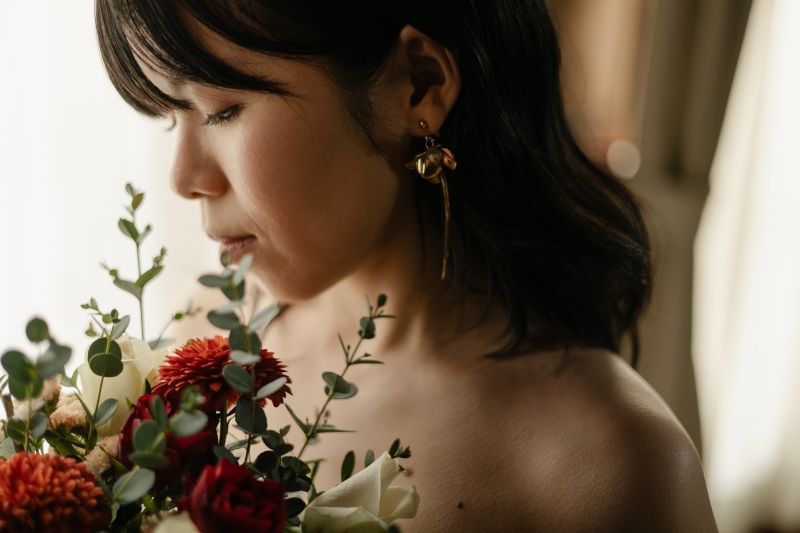 お花とヘアメイクと。