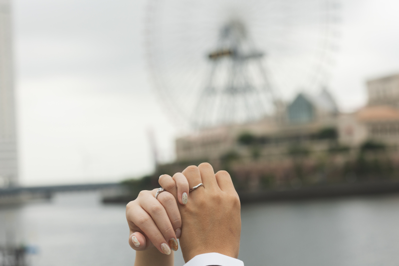 指輪も撮ったり