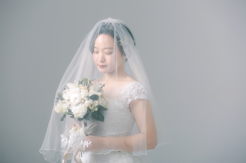ウェディングベールはお嫁さんの特権