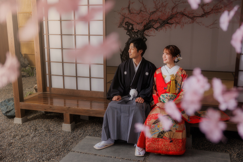 縁側に座ってお花見気分!!