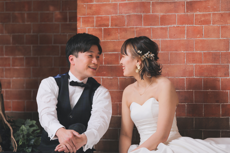 見つめ合う二人