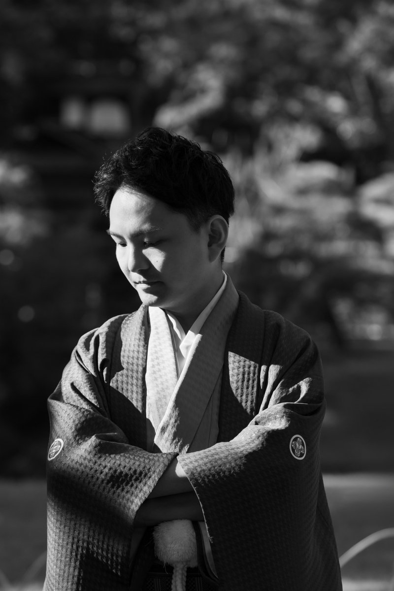 新郎様はかっこよく