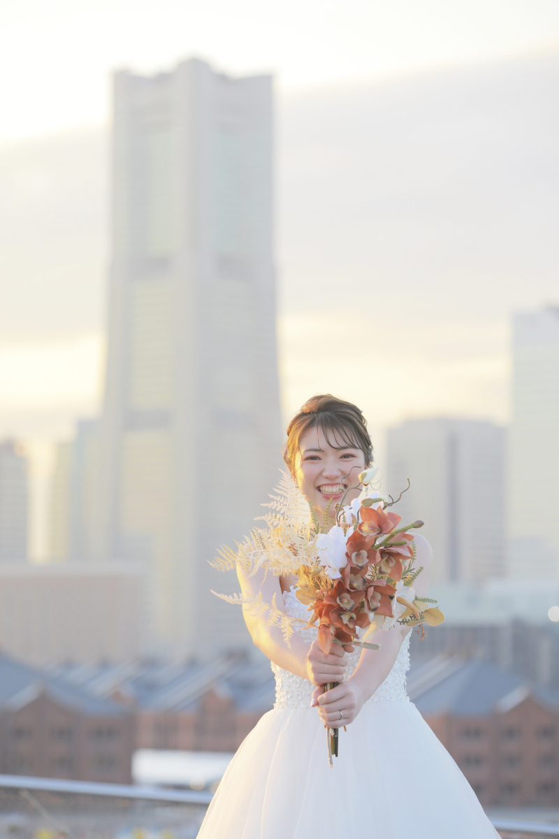 ブーケと一緒に♪