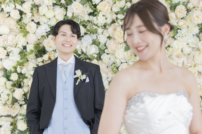 新婦さまを見つめる、温かなまなざし