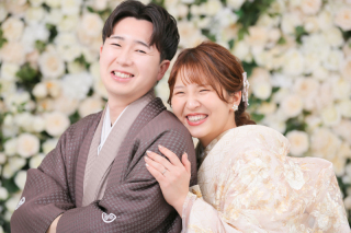 レースの打掛と相性ばっちり♡【和装ハウススタジオ】by Nakabayashi