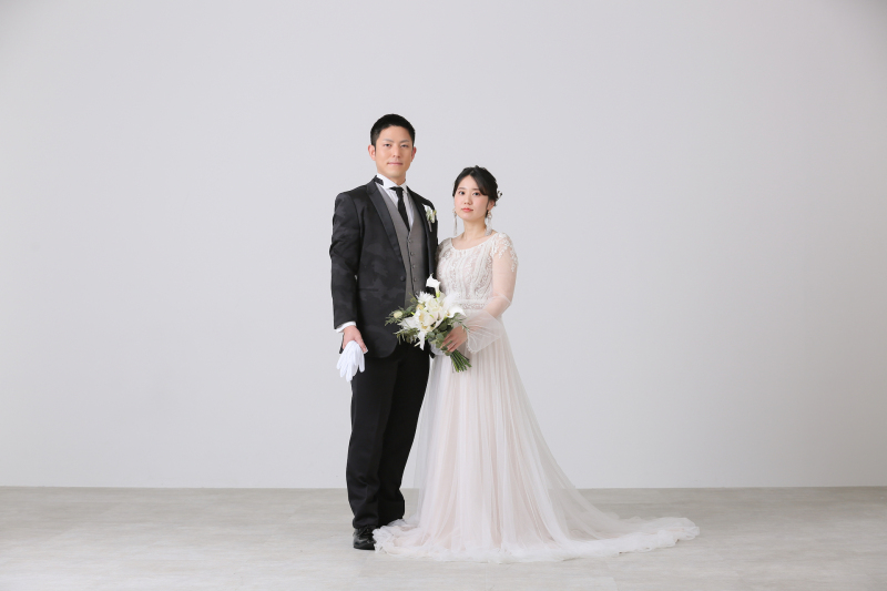 かっちりとした立ち姿も◎