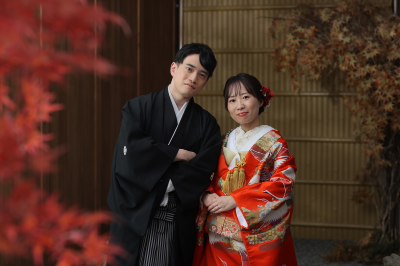 お二人で寄り添って