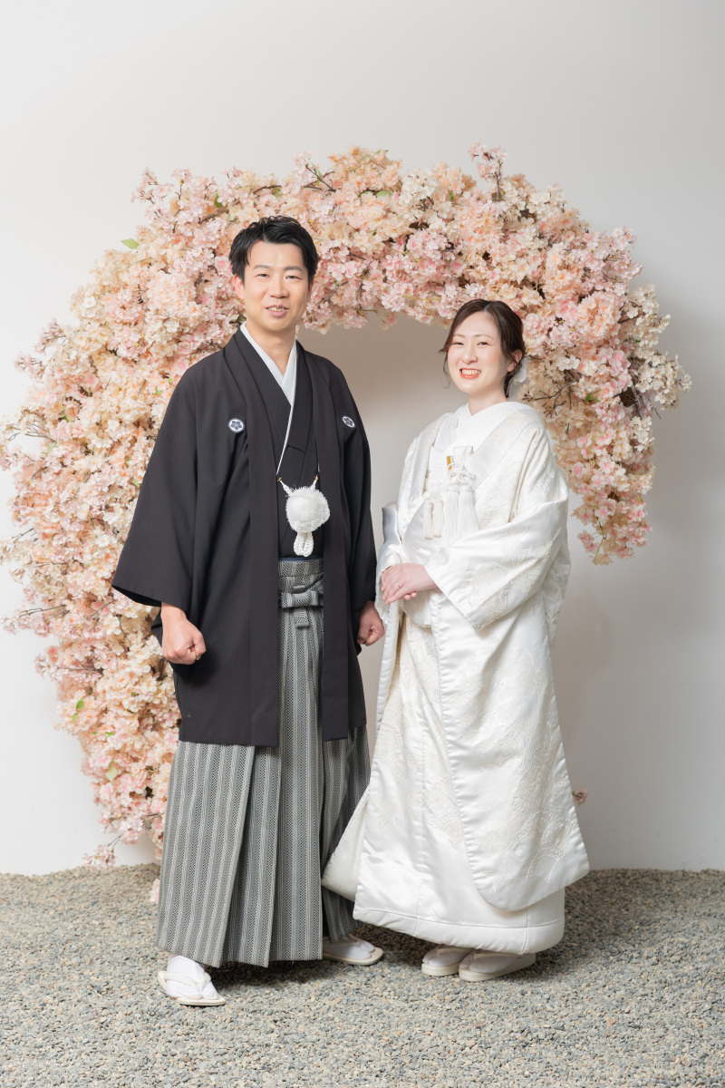 桜のアーチに包まれて