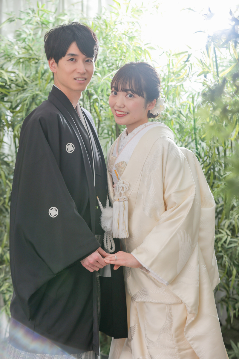 竹林で和の雰囲気