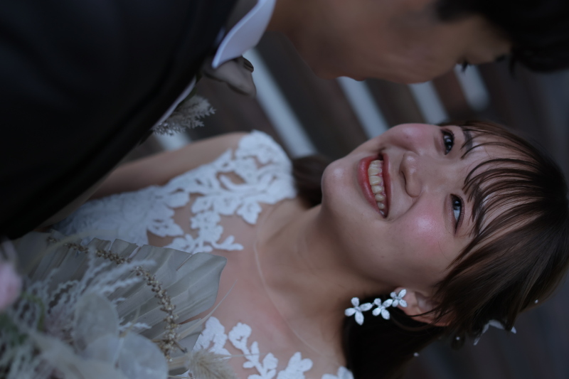 新婦さんの笑顔