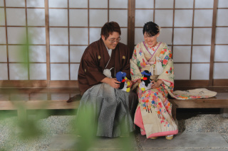 可愛い色打掛や横浜の景色とウェディングフォト