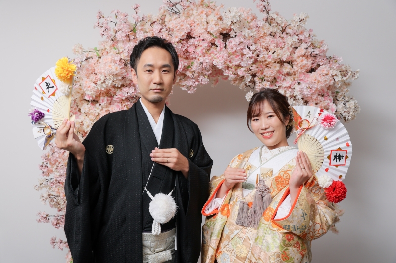 桜のアーチで楽しく!