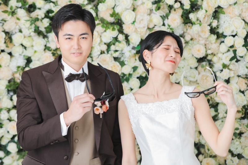 サングラスをとって