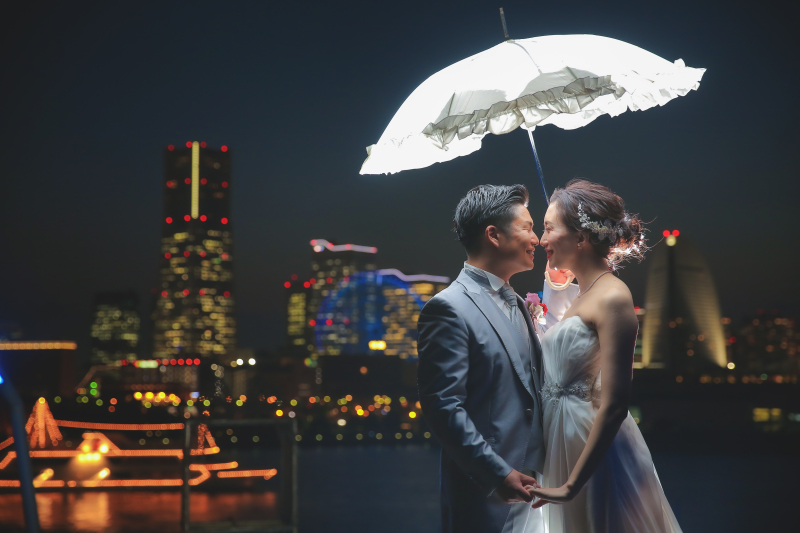 日が沈んだ後も明るい写真が撮れます