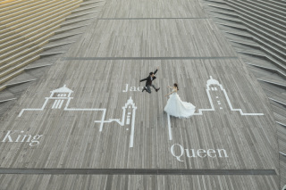 夕景から夜景へ　―大さん橋撮影のご紹介―