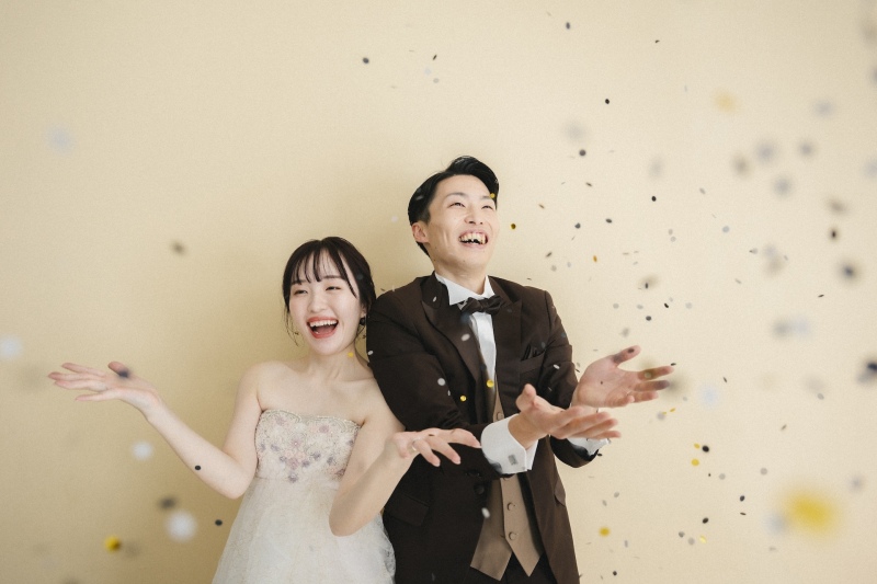 コンフェッティを使って