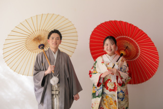 和装&times;洋装 どちらも叶うスタジオ撮影